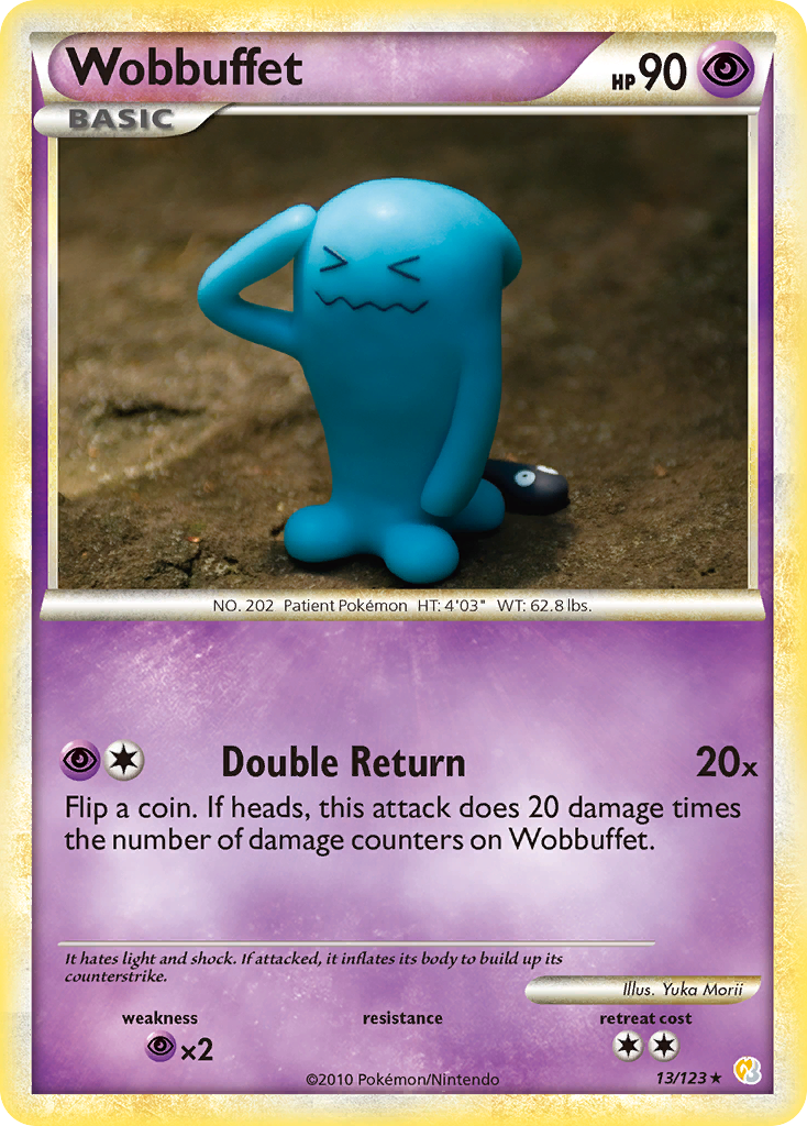 Wobbuffet (13/123) [HeartGold & SoulSilver: Base Set] | North Game Den