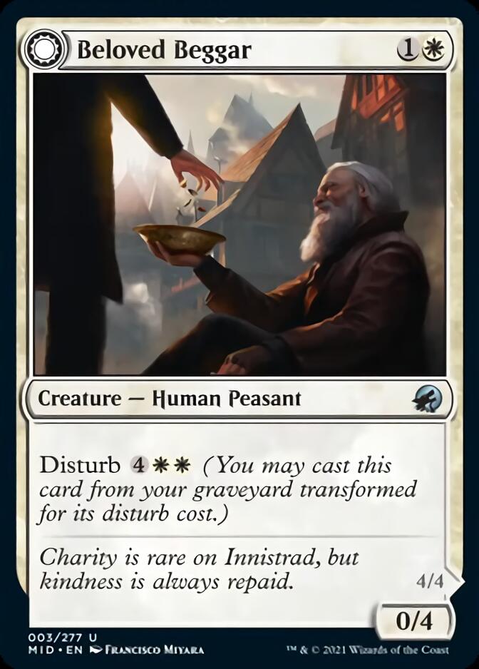 Beloved Beggar // Generous Soul [Innistrad: Midnight Hunt] | North Game Den