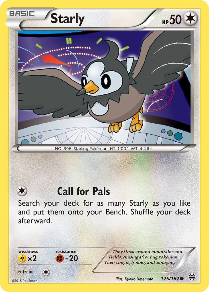 Starly (125/162) [XY: BREAKthrough] | North Game Den