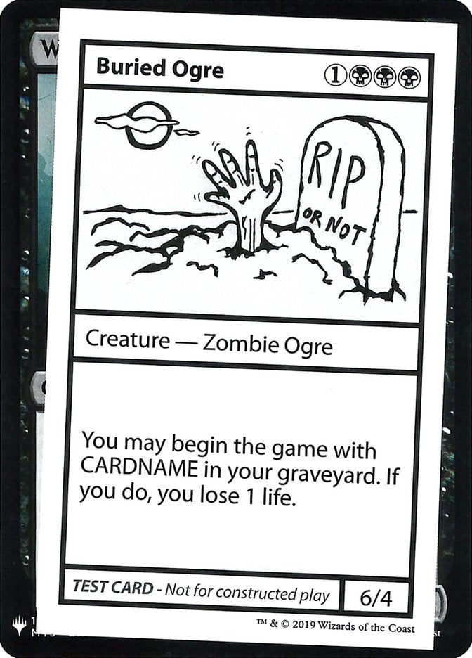 Buried Ogre [Mystery Booster Playtest Cards] | North Game Den