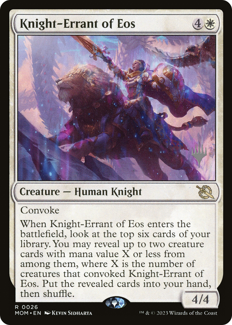 Knight-Errant of Eos (Promo Pack) [March of the Machine Promos] | North Game Den
