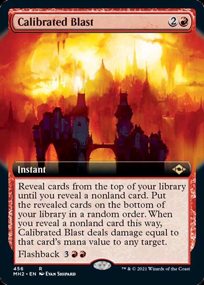 Calibrated Blast (Extended Art) [Modern Horizons 2] | North Game Den