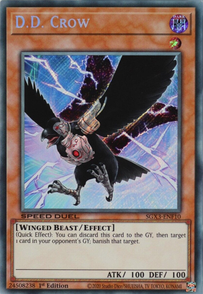 D.D. Crow [SGX3-ENF10] Secret Rare | North Game Den