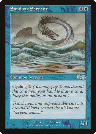 Sandbar Serpent [Urza's Saga] | North Game Den