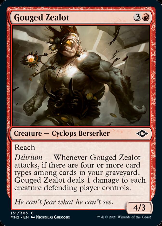 Gouged Zealot [Modern Horizons 2] | North Game Den