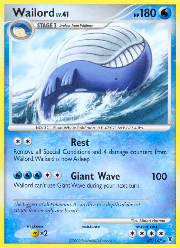 Wailord (47/147) [Platinum: Supreme Victors] | North Game Den