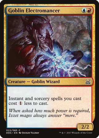 Goblin Electromancer [Duel Decks: Mind vs. Might] | North Game Den