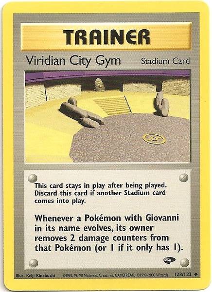 Viridian City Gym (123/132) [Gym Challenge Unlimited] | North Game Den