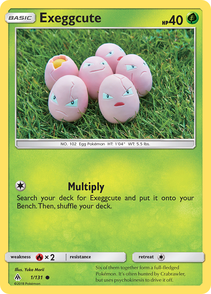 Exeggcute (1/131) [Sun & Moon: Forbidden Light] | North Game Den