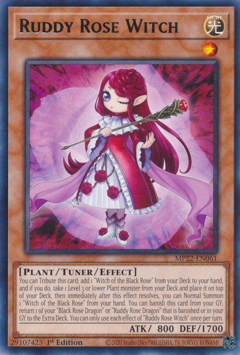 Ruddy Rose Witch [MP22-EN061] Rare | North Game Den