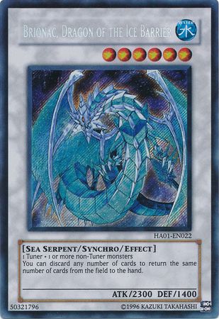 Brionac, Dragon of the Ice Barrier [HA01-EN022] Secret Rare | North Game Den