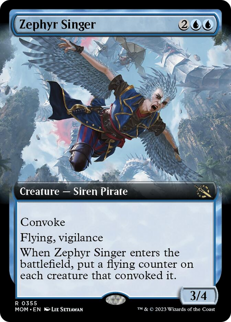 Zephyr Singer (Extended Art) [March of the Machine] | North Game Den