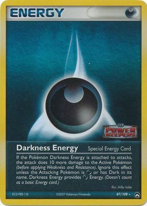 Darkness Energy (87/108) (Stamped) [EX: Power Keepers] | North Game Den