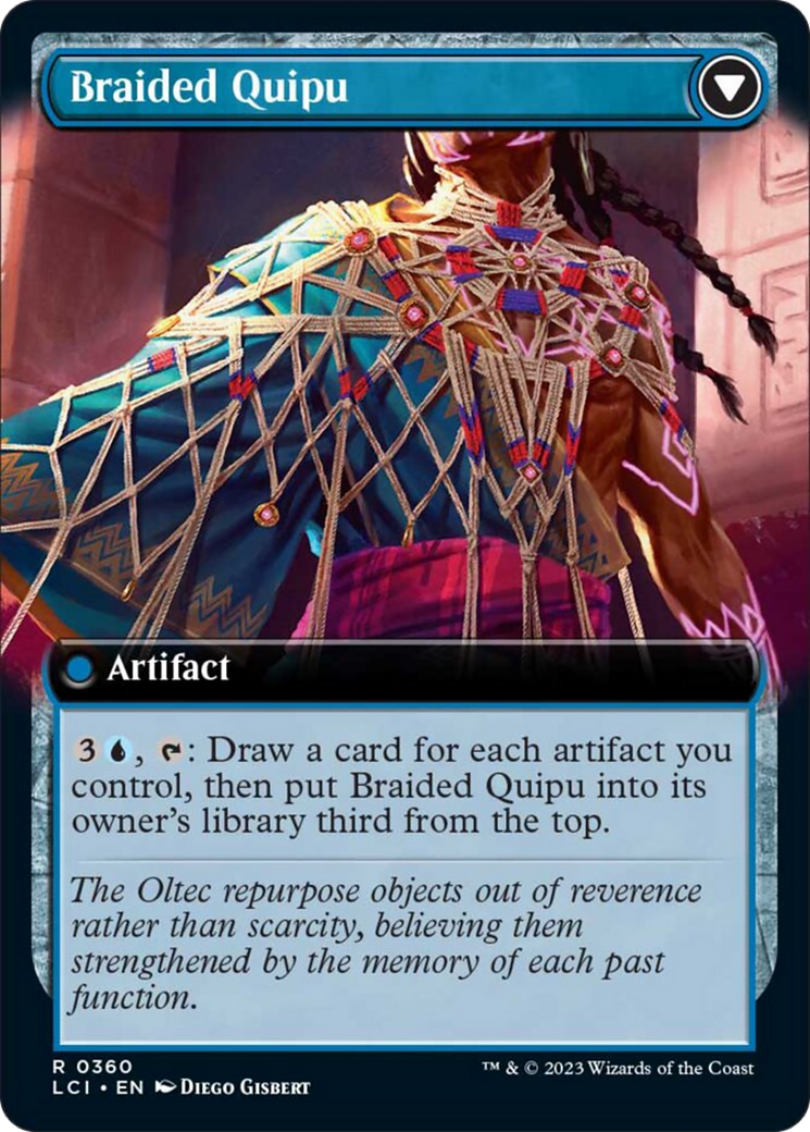 Braided Net // Braided Quipu (Extended Art) [The Lost Caverns of Ixalan] | North Game Den