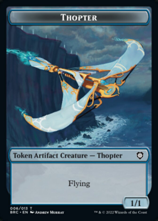 Copy // Thopter (006) Double-Sided Token [The Brothers' War Commander Tokens] | North Game Den