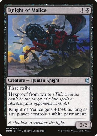 Knight of Malice [Dominaria] | North Game Den