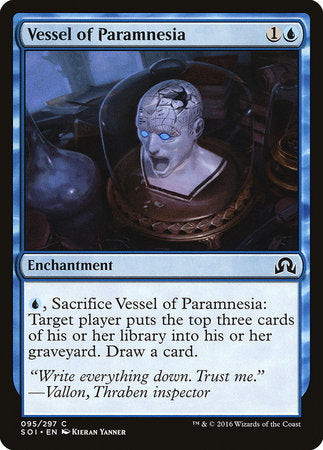 Vessel of Paramnesia [Shadows over Innistrad] | North Game Den