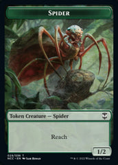 Treefolk // Spider Double-sided Token [Streets of New Capenna Commander Tokens] | North Game Den