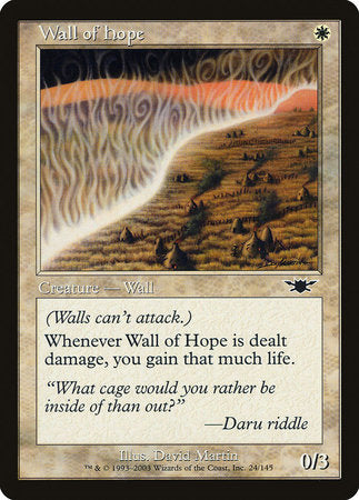 Wall of Hope [Legions] | North Game Den