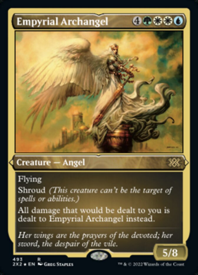 Empyrial Archangel (Foil Etched) [Double Masters 2022] | North Game Den