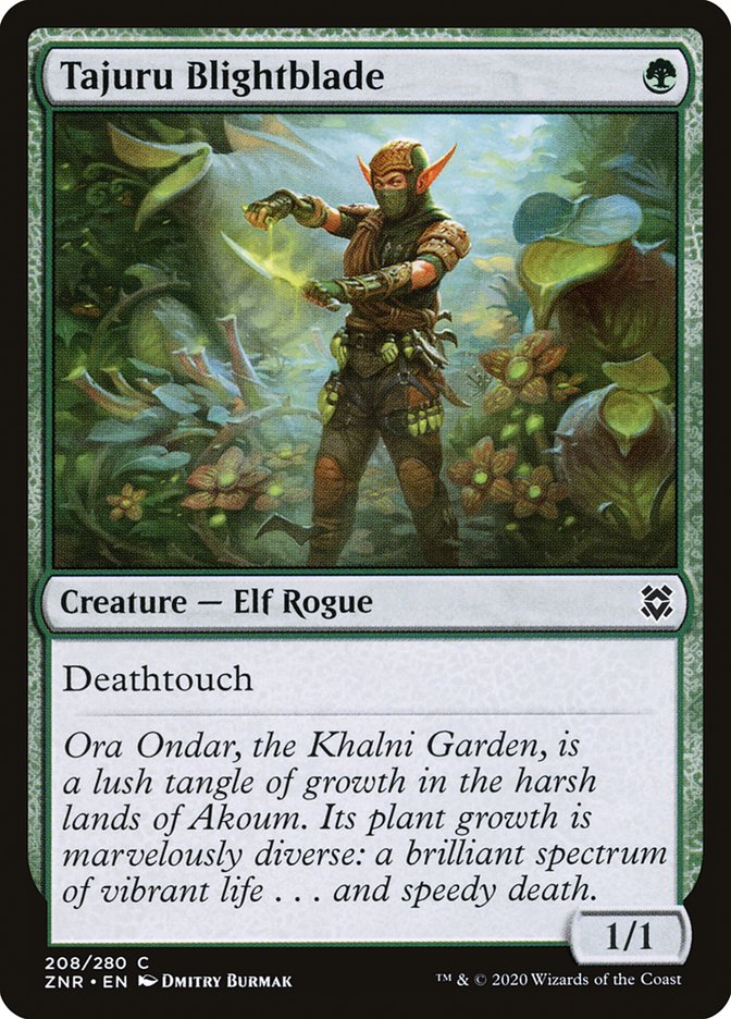 Tajuru Blightblade [Zendikar Rising] | North Game Den