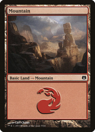 Mountain (35) [Duel Decks: Heroes vs. Monsters] | North Game Den