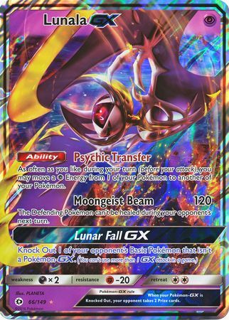 Lunala GX (66/149) (Jumbo Card) [Sun & Moon: Base Set] | North Game Den