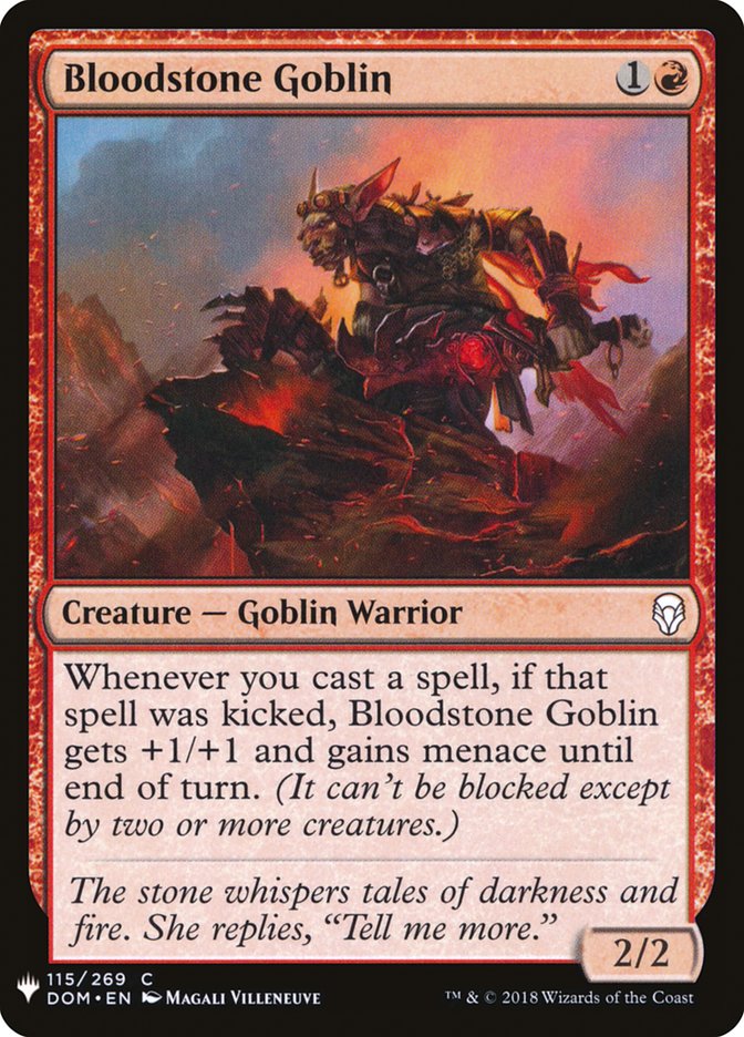 Bloodstone Goblin [Mystery Booster] | North Game Den