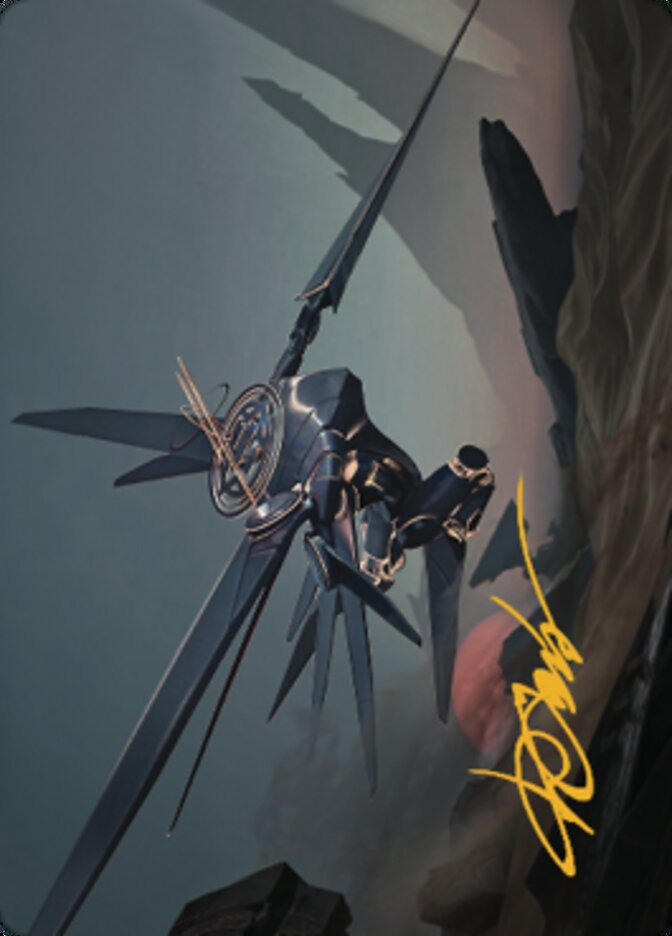 Steel Seraph Art Card (Gold-Stamped Signature) [The Brothers' War Art Series] | North Game Den