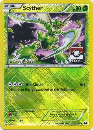 Scyther (4/108) (League Promo 2nd Place) [Black & White: Dark Explorers] | North Game Den