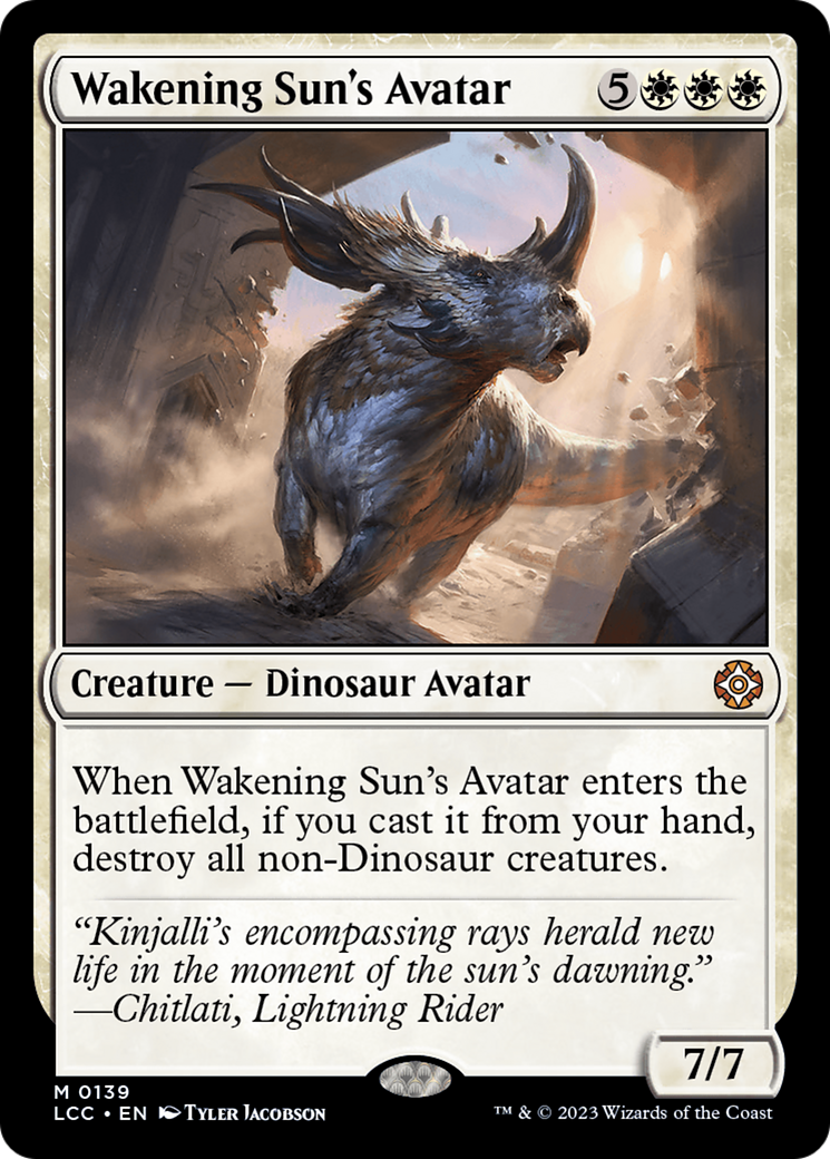 Wakening Sun's Avatar [The Lost Caverns of Ixalan Commander] | North Game Den