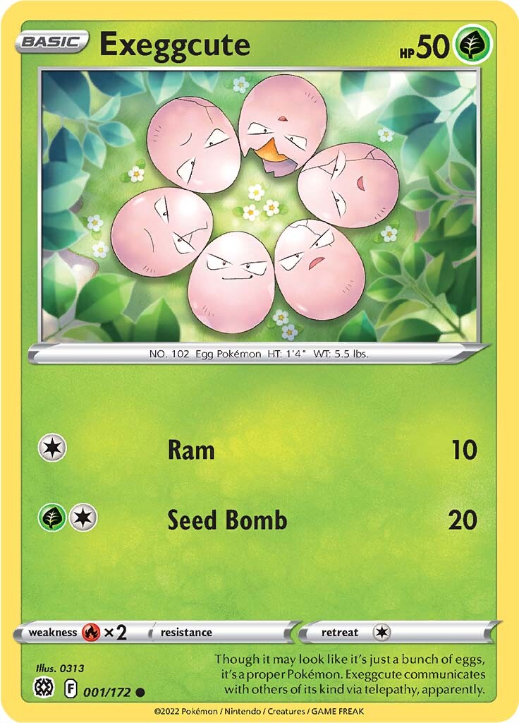 Exeggcute (001/172) [Sword & Shield: Brilliant Stars] | North Game Den