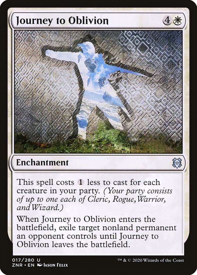 Journey to Oblivion [Zendikar Rising] | North Game Den