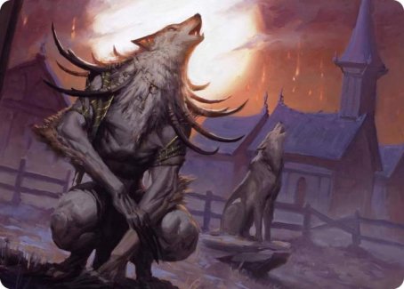 Lord of the Ulvenwald Art Card [Innistrad: Midnight Hunt Art Series] | North Game Den