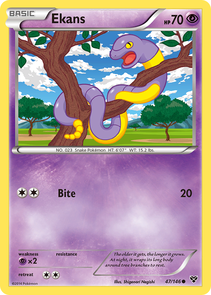 Ekans (47/146) [XY: Base Set] | North Game Den