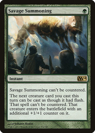 Savage Summoning [Magic 2014] | North Game Den