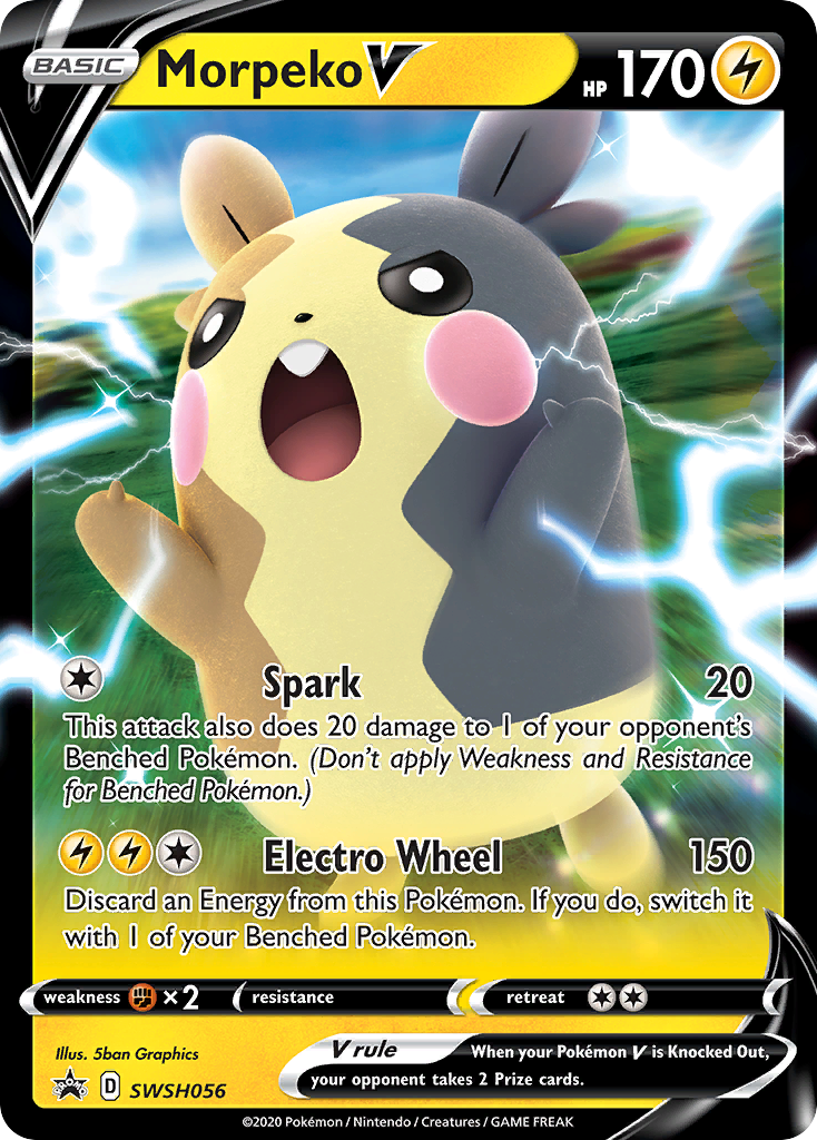 Morpeko V (SWSH056) [Sword & Shield: Black Star Promos] | North Game Den