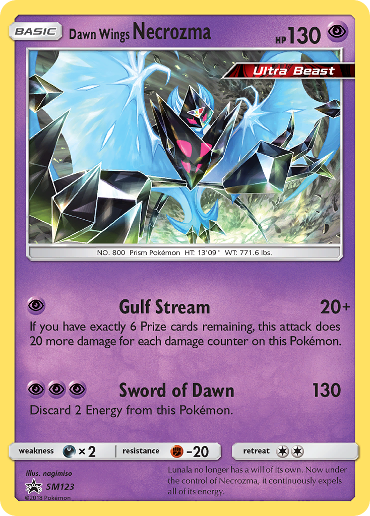 Dawn Wings Necrozma (SM123) [Sun & Moon: Black Star Promos] | North Game Den