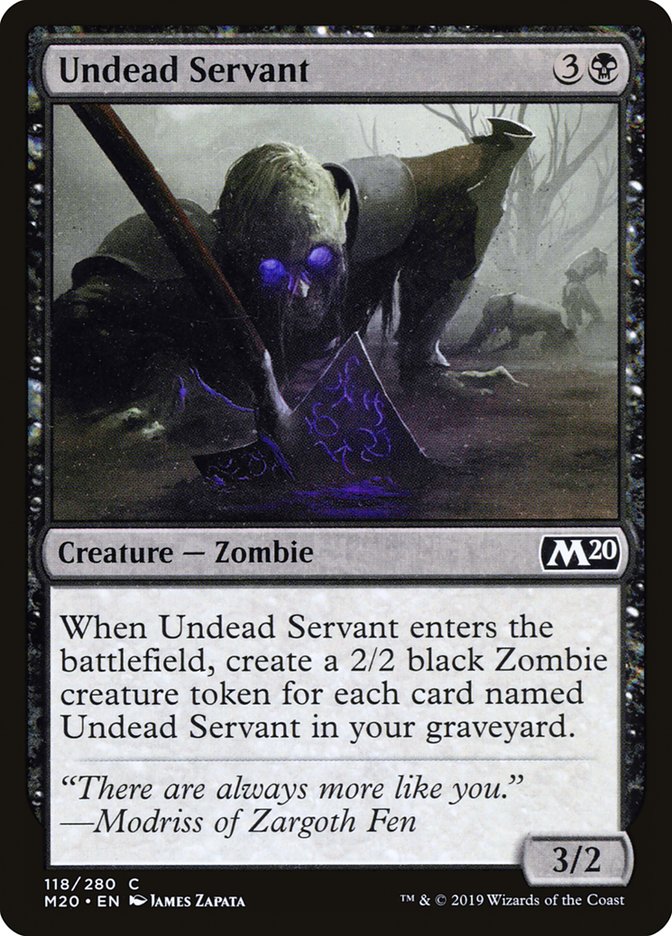 Undead Servant [Core Set 2020] | North Game Den
