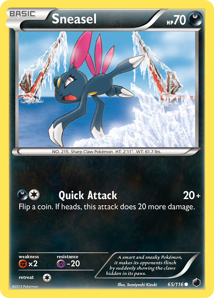 Sneasel (65/116) [Black & White: Plasma Freeze] | North Game Den