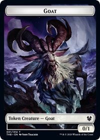 Goat // Satyr Double-sided Token [Theros Beyond Death Tokens] | North Game Den