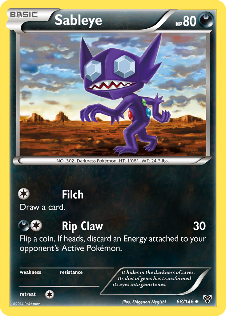 Sableye (68/146) [XY: Base Set] | North Game Den