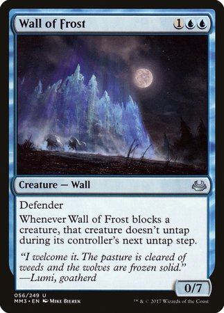 Wall of Frost [Modern Masters 2017] | North Game Den