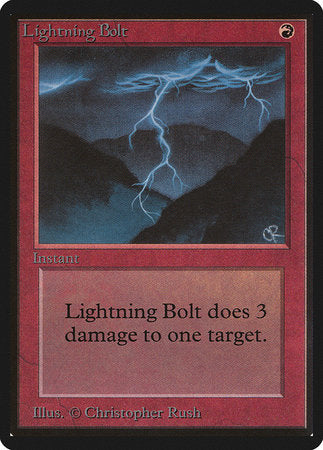 Lightning Bolt [Limited Edition Beta] | North Game Den