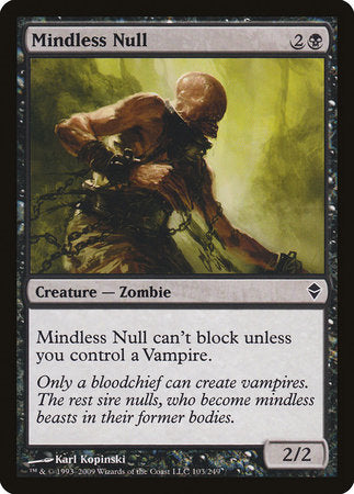 Mindless Null [Zendikar] | North Game Den