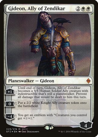 Gideon, Ally of Zendikar SDCC 2016 EXCLUSIVE [San Diego Comic-Con 2016] | North Game Den