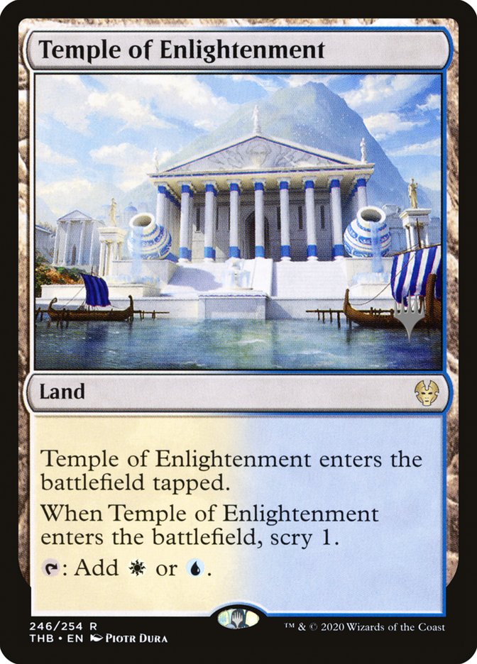 Temple of Enlightenment (Promo Pack) [Theros Beyond Death Promos] | North Game Den