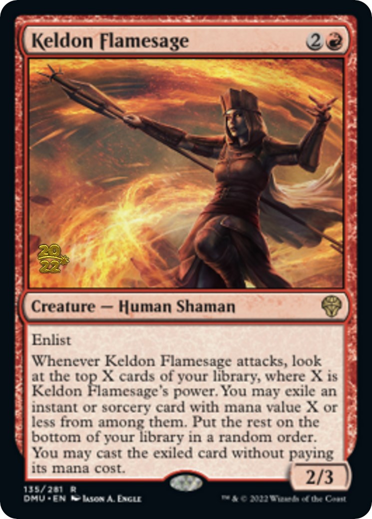 Keldon Flamesage [Dominaria United Prerelease Promos] | North Game Den