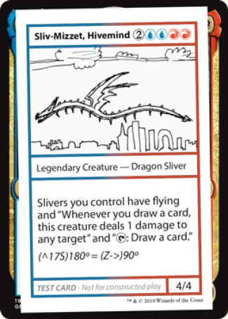 Sliv-Mizzet, Hivemind (2021 Edition) [Mystery Booster Playtest Cards] | North Game Den