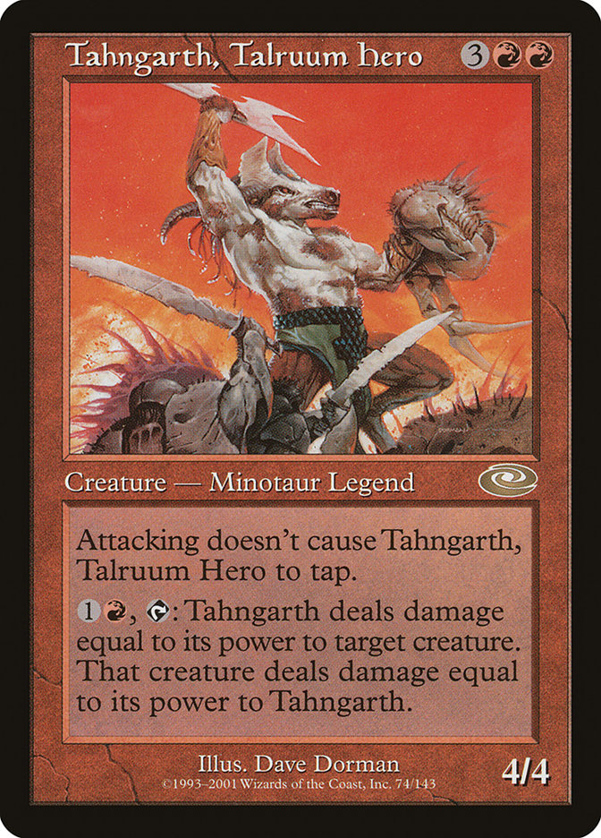 Tahngarth, Talruum Hero (Dave Dorman) [Planeshift] | North Game Den